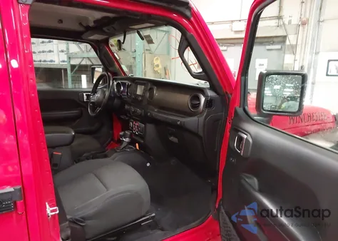 2019 Jeep Wrangler Unlimited Sport S 4X4 z USA, uszkodzony, nr VIN 1C4HJXDN6KW624044